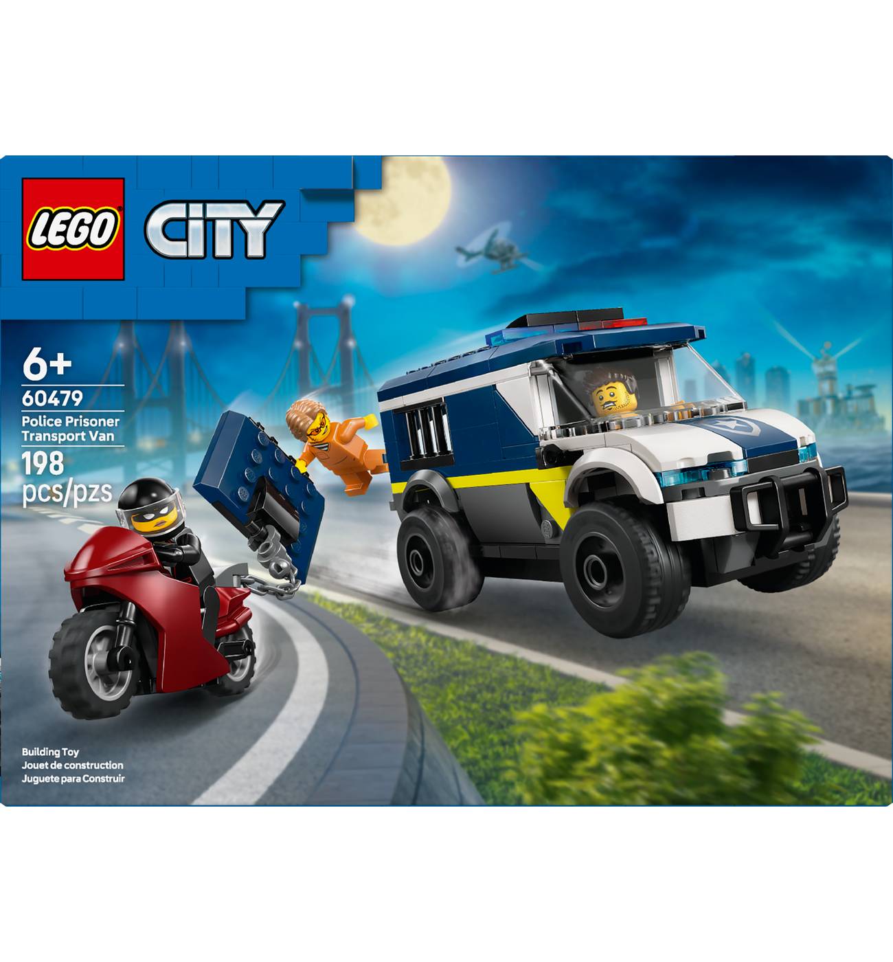 LEGO City Police Prisoner Transport Van Building Set; image 2 of 8