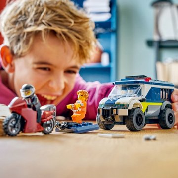 LEGO City Police Prisoner Transport Van Building Set, 198 pc