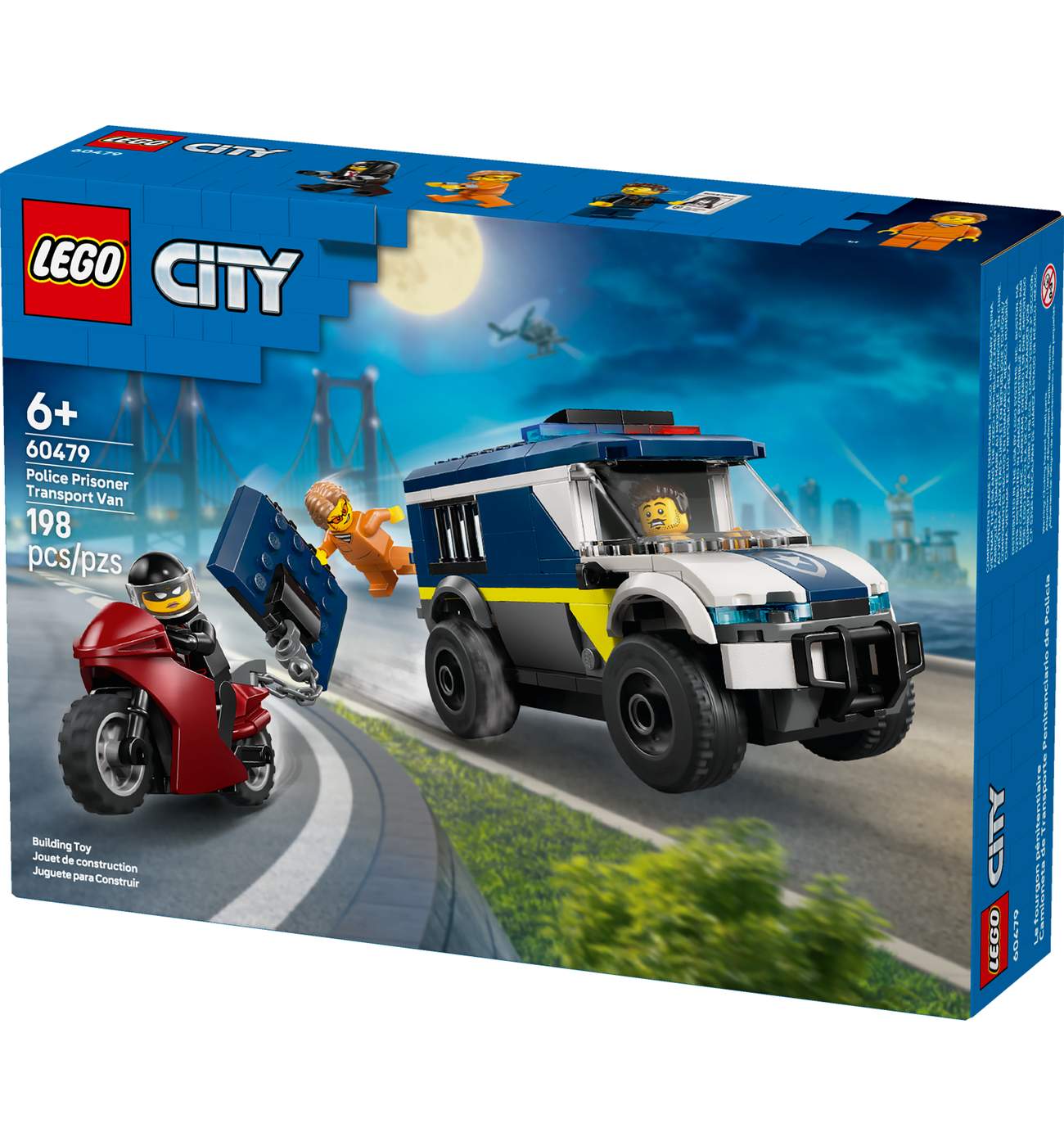LEGO City Police Prisoner Transport Van Building Set; image 4 of 8