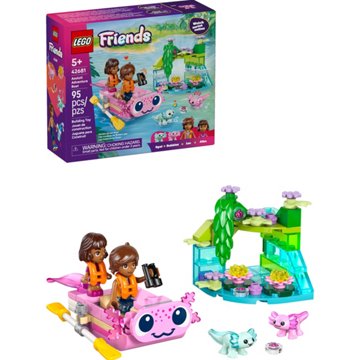 LEGO Friends Axolotl Adventure Boat Building Set, 95 pc