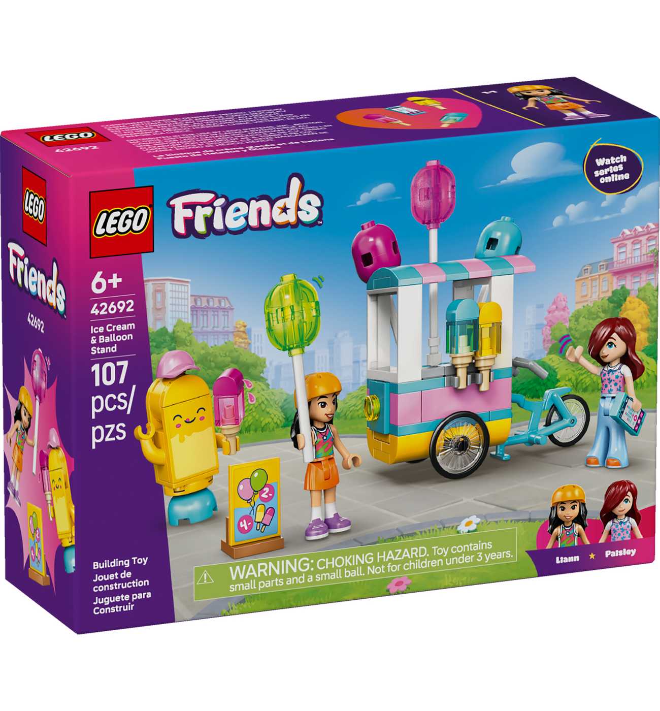 LEGO Friends Ice Cream & Balloon Stand Building Set; image 4 of 8