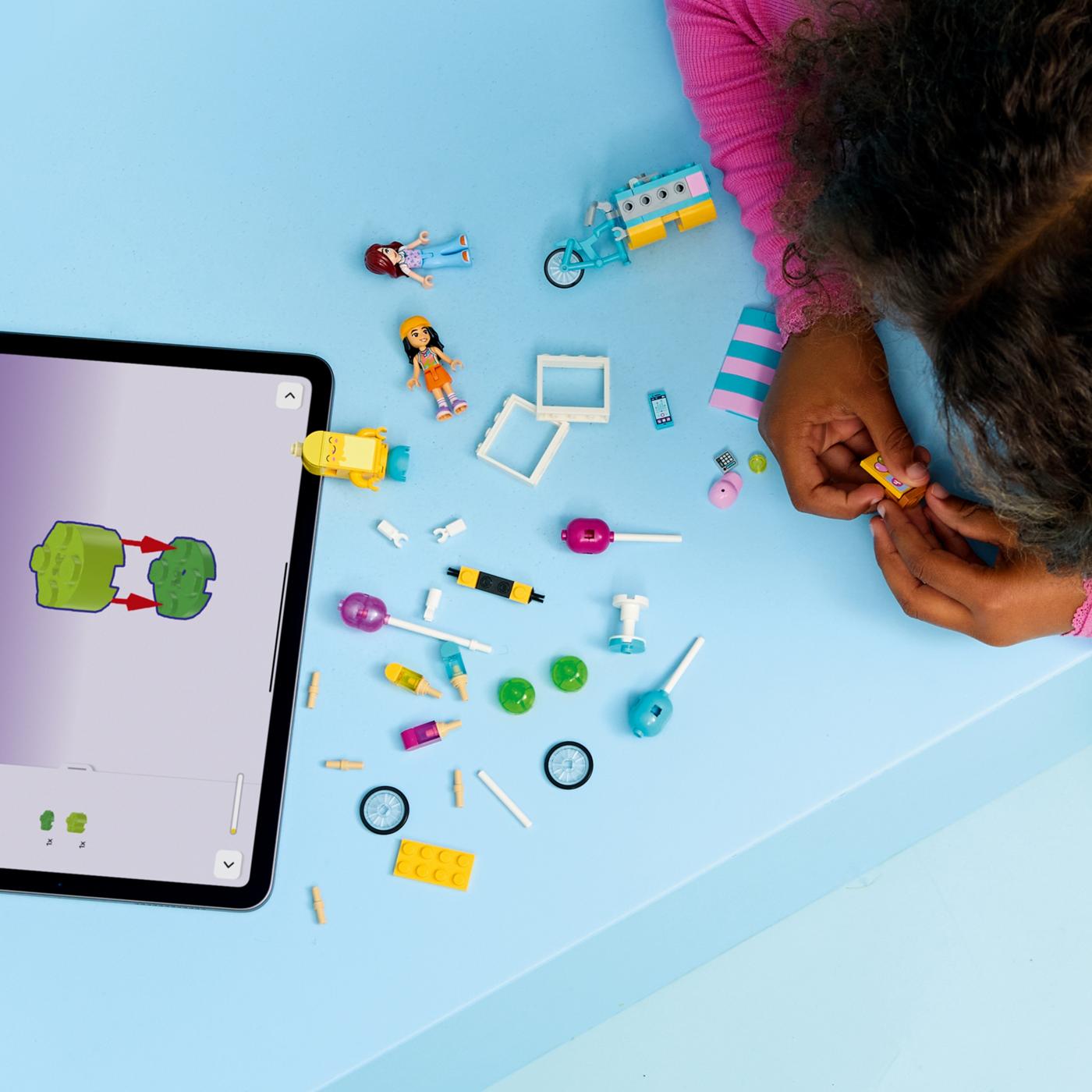 LEGO Friends Ice Cream & Balloon Stand Building Set; image 6 of 8