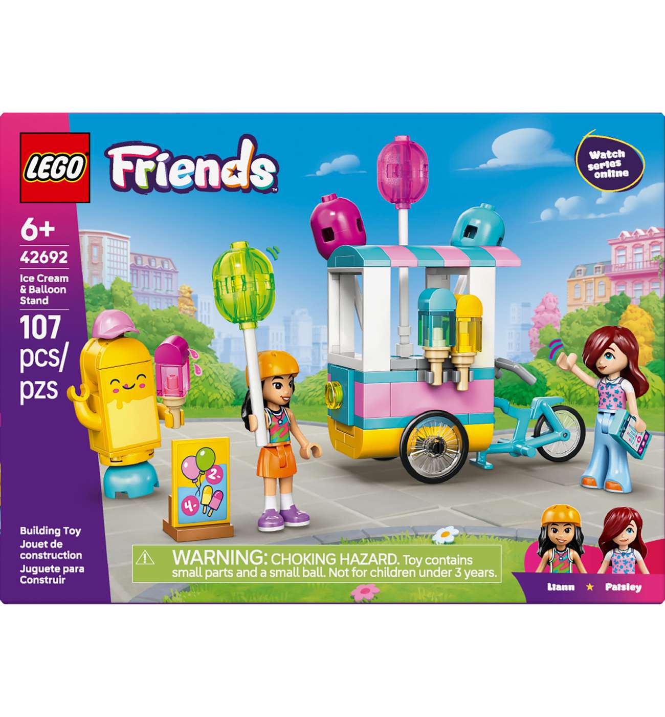 LEGO Friends Ice Cream & Balloon Stand Building Set; image 8 of 8