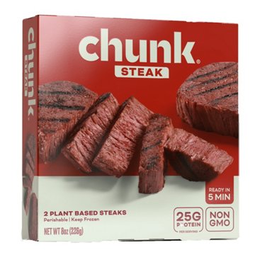 Chunk Plant Based Steaks, 2 ct