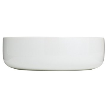 our goods Round White Porcelain Pasta Bowl, 8"
