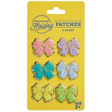 Destination Holiday Bow Patches