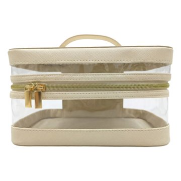 Miramade For You Beige Weekender Cosmetic Case