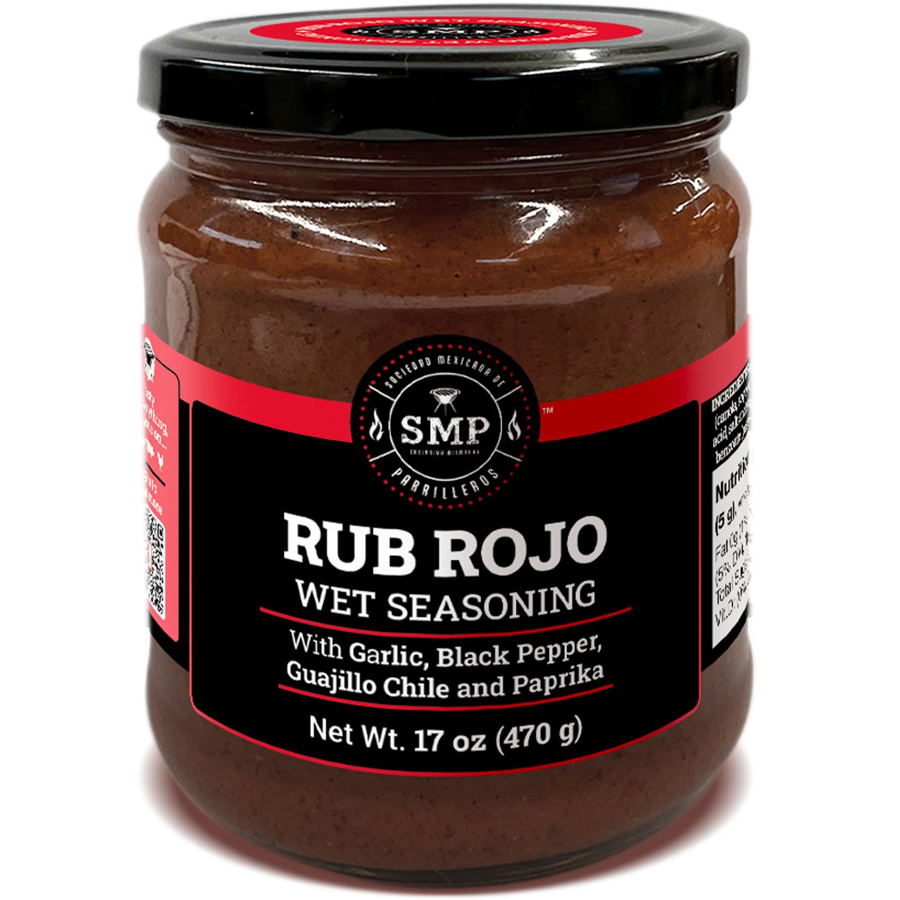 Sociedad Mexicana De Parriller Rub Rojo Wet Seasoning with Guajillo ...