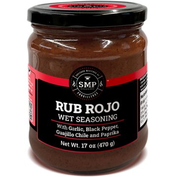SMP Rub Rojo Wet Seasoning with Guajillo Chile & Paprika