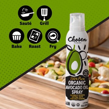 Chosen Foods 100% Pure Organic Avocado Oil Spray, 4.7 oz