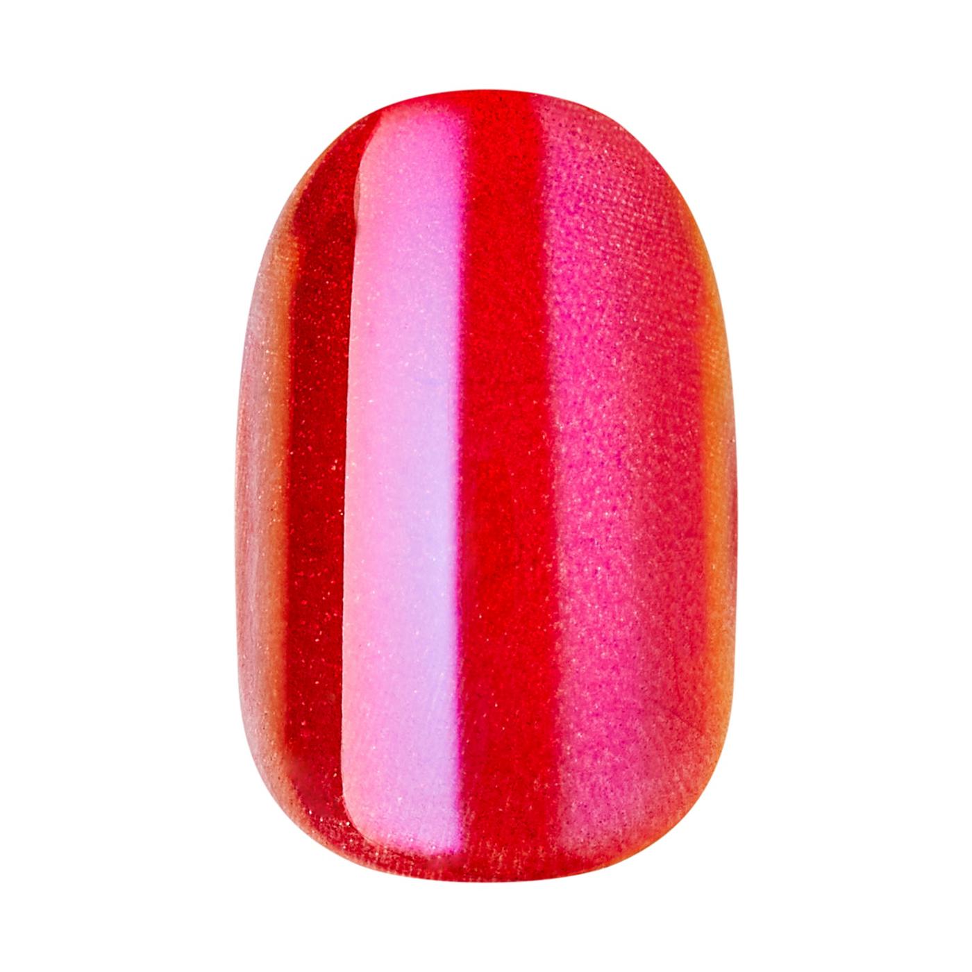 KISS imPRESS Color FX No Glue Press-On Manicure Nails - Floating Nails (Pink Oval Short Nails); image 4 of 7