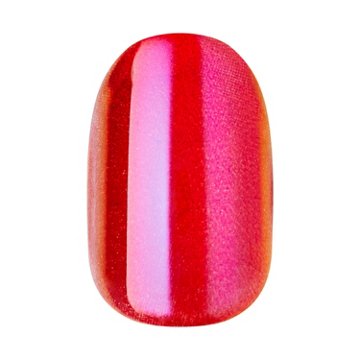 KISS imPRESS Color FX No Glue Press-On Manicure Nails - Floating Nails (Pink Oval Short Nails), 32 ct