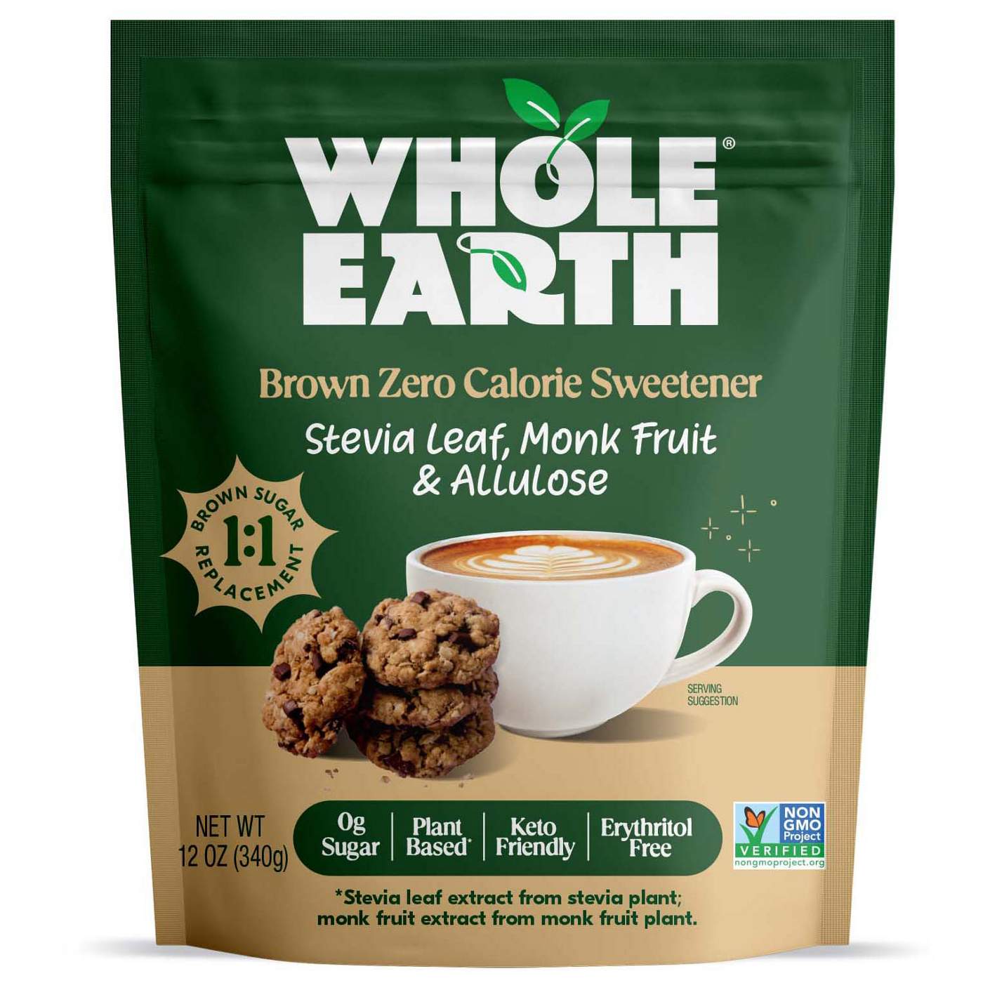 Whole Earth Sweetener Company Brown Zero Calorie Sweetener; image 1 of 7