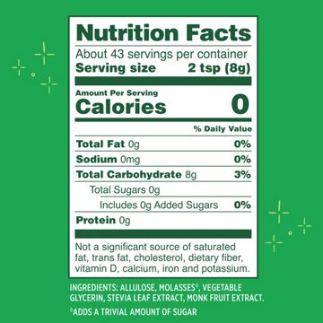 Whole Earth Sweetener Company Brown Zero Calorie Sweetener, 12 oz