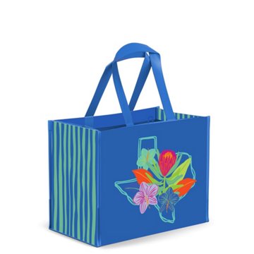 Destination Holiday Texas Floral Summer Reusable Shopping Bag, Extra Large