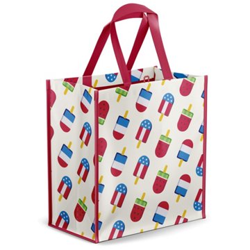 Destination Holiday Freedom Pops Patriotic Reusable Shopping Bag