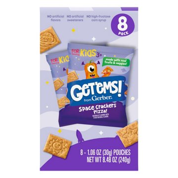 Get'ems! Space Crackers - Pizza, 1 oz Pouches