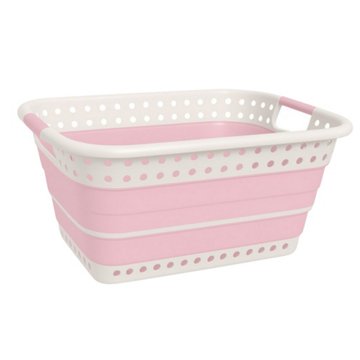 our goods Collapsible Laundry Basket - Pink