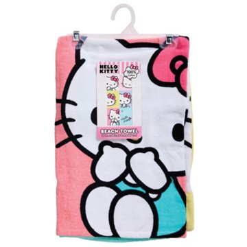 Jay Franco Hello Kitty Summer Beach Towel, 28" x 58"