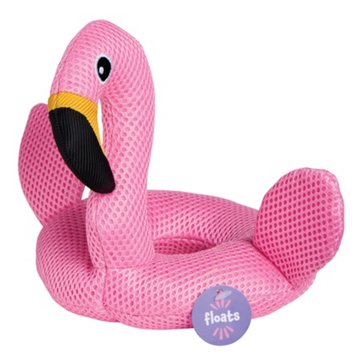 Woof & Whiskers Flamingo With Float Plush Dog Toy