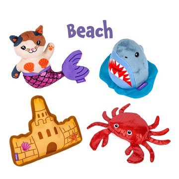 Woof & Whiskers Crab Dog Toy