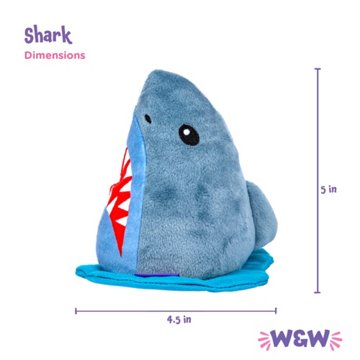 Woof & Whiskers Shark Dog Toy