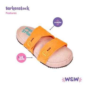 Woof & Whiskers Barkenstock Dog Toy