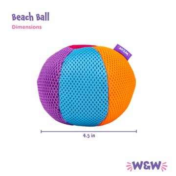 Woof & Whiskers Beach Ball Dog Toy