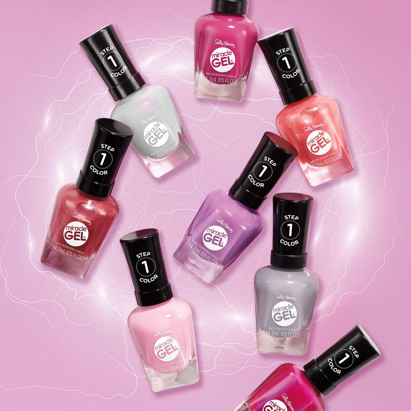 Sally Hansen Miracle Gel Nail Polish - Berry Best Effort; image 9 of 10