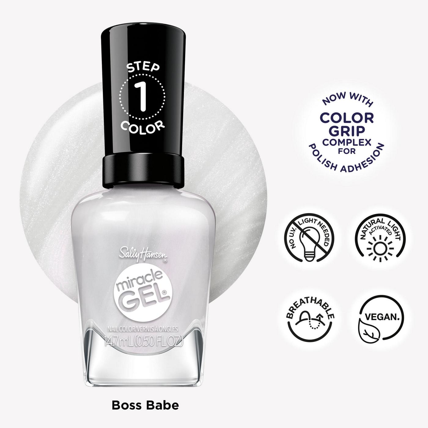 Sally Hansen Miracle Gel Nail Polish - Boss Babe; image 4 of 10