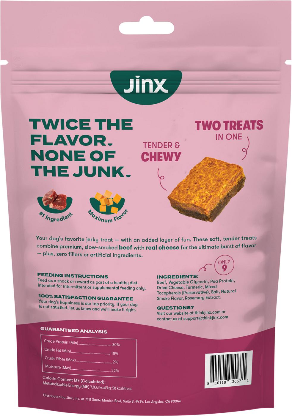 Jinx Layers Dog Treats - Beef & Cheese; image 2 of 2
