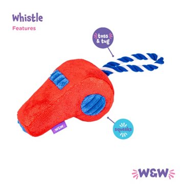 Woof & Whiskers Whistle Dog Toy