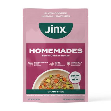 Jinx Homemades Meal Topper Adult Dog Food - Beef & Chicken Flavor