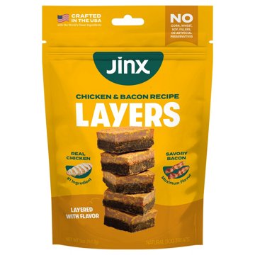 Jinx Layers Dog Treats - Chicken & Bacon, 5 oz