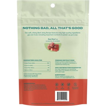 Jinx Bites Dog Treats - Beef Jerky, 5 oz