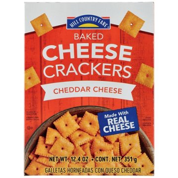 Hill Country Fare Baked Cheese Crackers, 12.4 oz