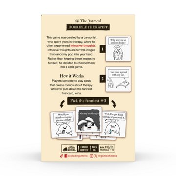 Exploding Kittens Horrible Therapist Card Game