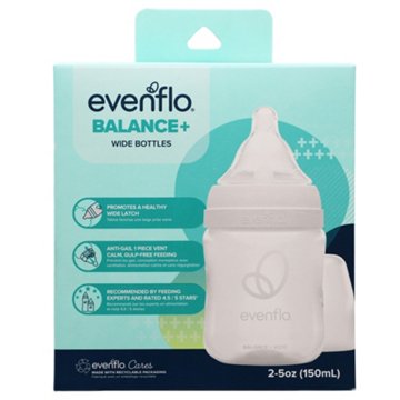 Evenflo Balance+ Wide Neck Bottles, 2 ct