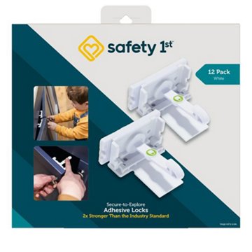 Safety 1st Adhesive Locks, 12 ct