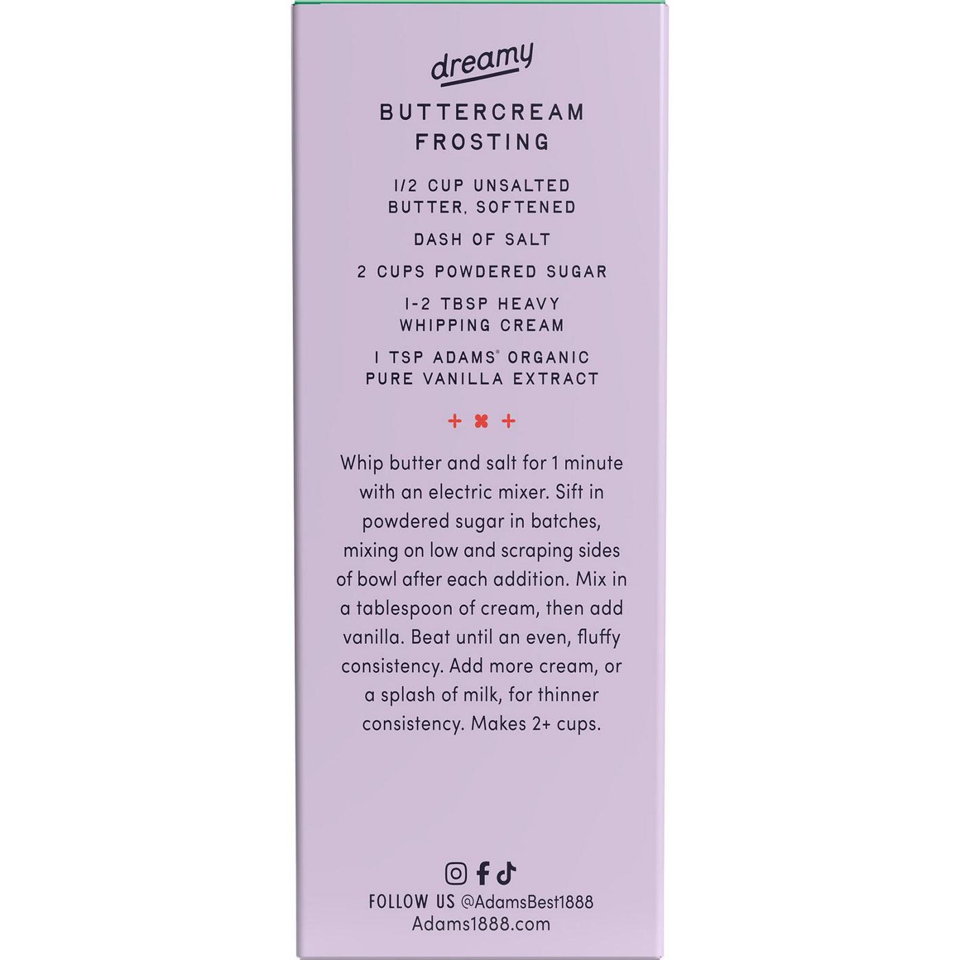 Adams Organic Pure Vanilla Extract; image 3 of 3