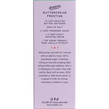 Adams Organic Pure Vanilla Extract, 2 oz