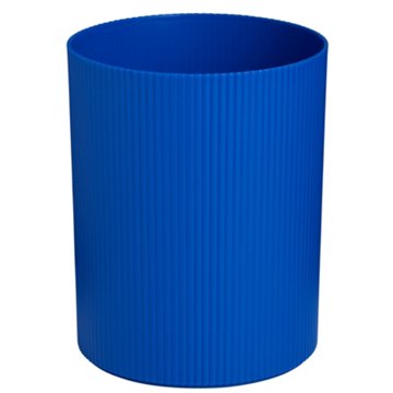 Destination Holiday Ribbed Wastebasket - Blue