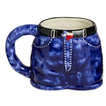 Destination Holiday Texas Blue Jeans Coffee Mug, 14.5 oz