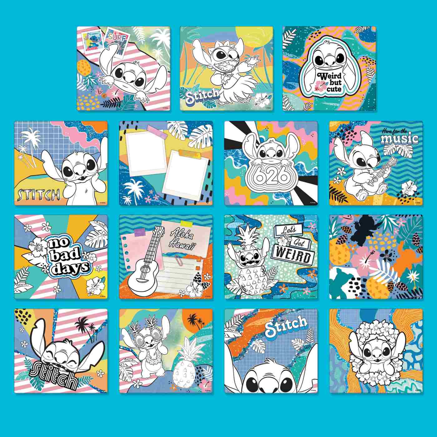 Fashion Angels Disney Stitch Color & Collage Design Set; image 5 of 8