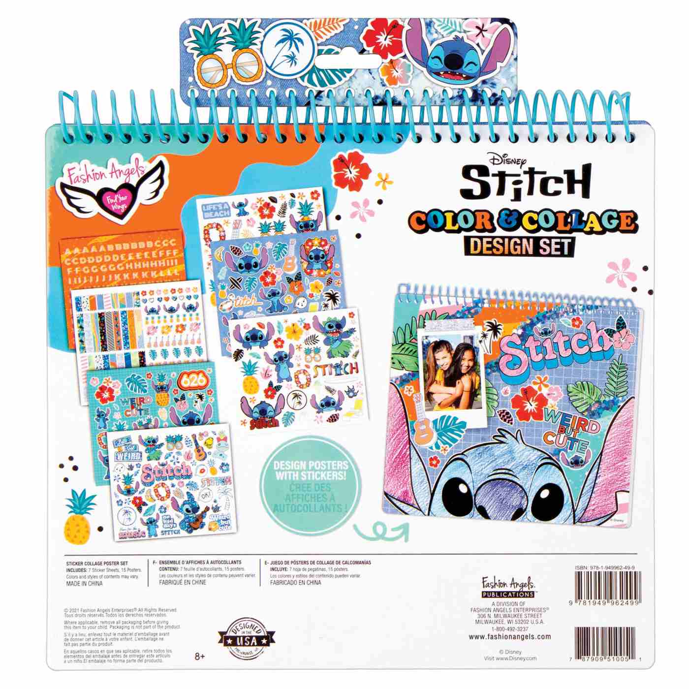 Fashion Angels Disney Stitch Color & Collage Design Set; image 8 of 8