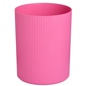 Destination Holiday Ribbed Wastebasket - Pink