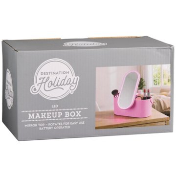 Destination Holiday LED Vanity Mirror & Makeup Box