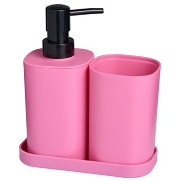 Destination Holiday Bath Accessories Set - Pink