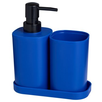 Destination Holiday Bath Accessories Set - Blue