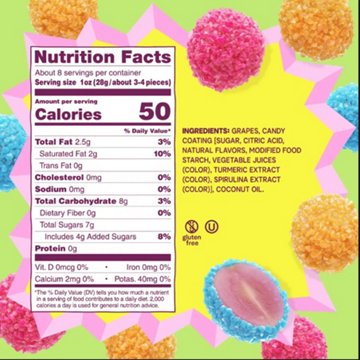 Fruit Riot! Crunchy Candy Grapes Mix Real Frozen Fruit